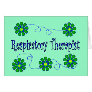 Respiratory Therapist Retro Flowers Design