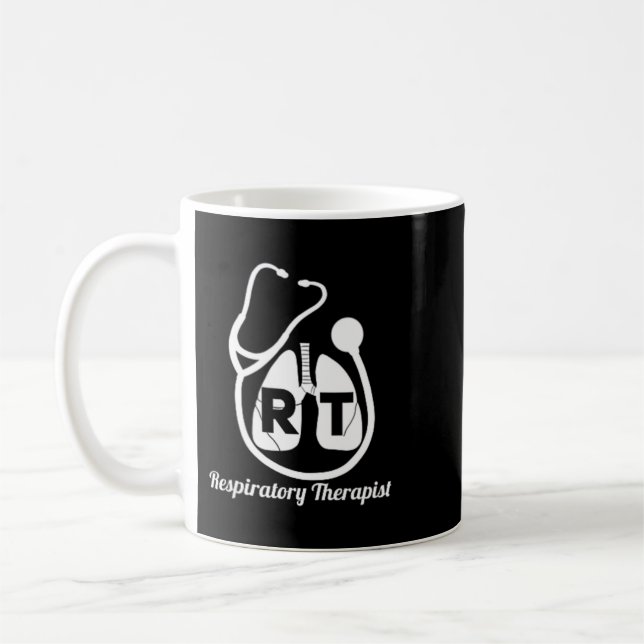 Respiratory Therapist Rt Care Week Poc Design Coffee Mug (Left)