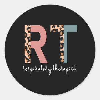Respiratory Therapist Rt Respiratory Therapy Week Classic Round Sticker