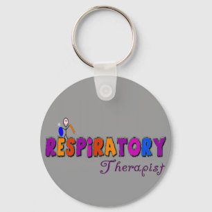 Respiratory Therapist Stickman Gifts Key Ring