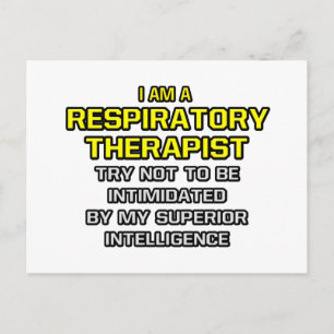 Respiratory Therapist...Superior Intelligence Postcard