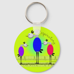 Respiratory Therapy "Ambu Birds"  Key chain