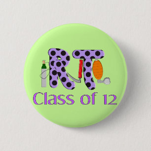 Respiratory Therapy Class of 2012 6 Cm Round Badge