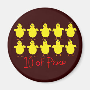 Respiratory Therapy Gifts "10 of PEEP" Funny Magnet