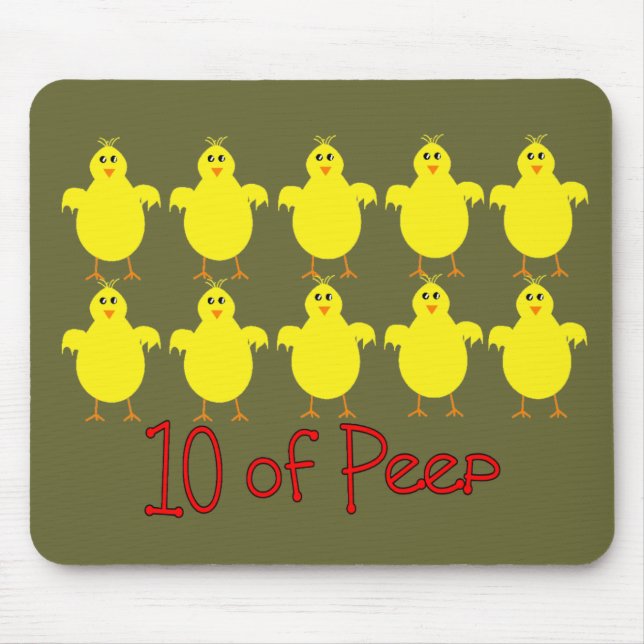 Respiratory Therapy Gifts "10 of PEEP"  Funny Mouse Pad (Front)