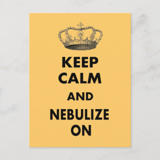 Respiratory Therapy Gifts "Keep Calm and..." Postcard
