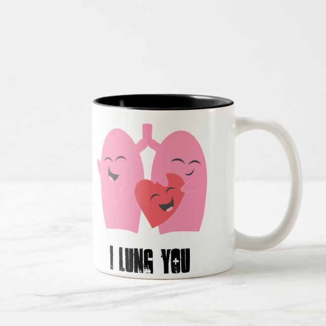 Respiratory Therapy I Lung You! lungs Mug RT (Right)