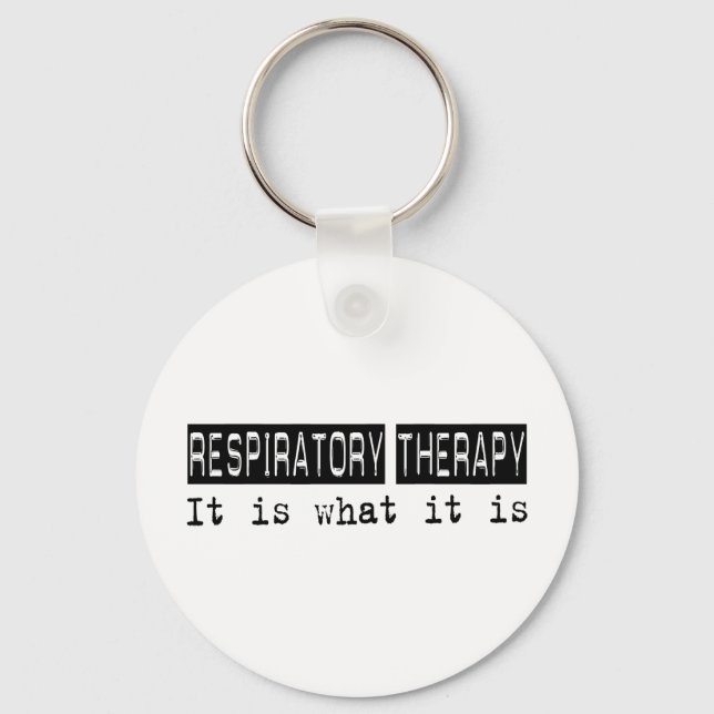 Respiratory Therapy It Is Key Ring (Front)