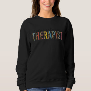 Respiratory Therapy leopard RT therapist RT Care Sweatshirt