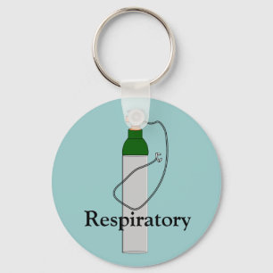 Respiratory Therapy Oxygen Tank Design Key Ring