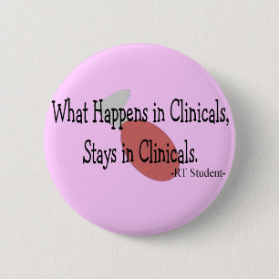 Respiratory Therapy Student  Gifts 6 Cm Round Badge