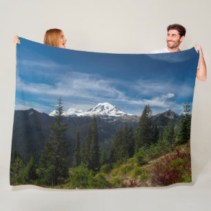 Resplendent Rainier Fleece Blanket
