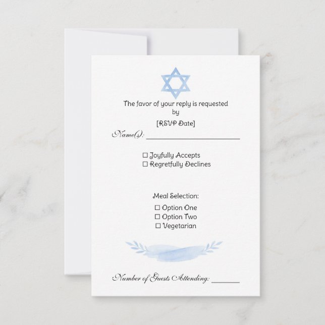 Response Card (Front)