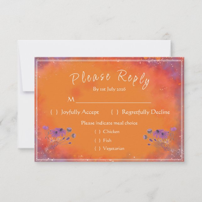 Response Card (Front)