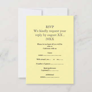 Response Card