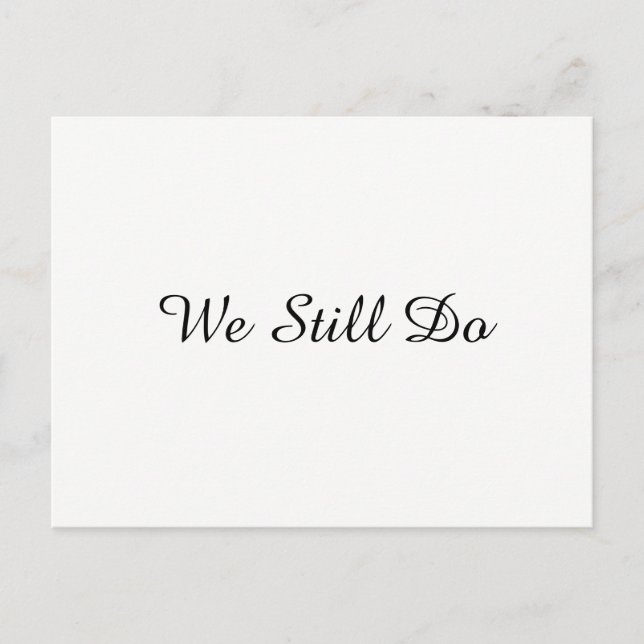 Response Post Card (Front)