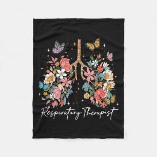 Resratory Therast Therapy Lung Happy Easter Day Fl Fleece Blanket