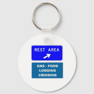 Rest Area Key Ring