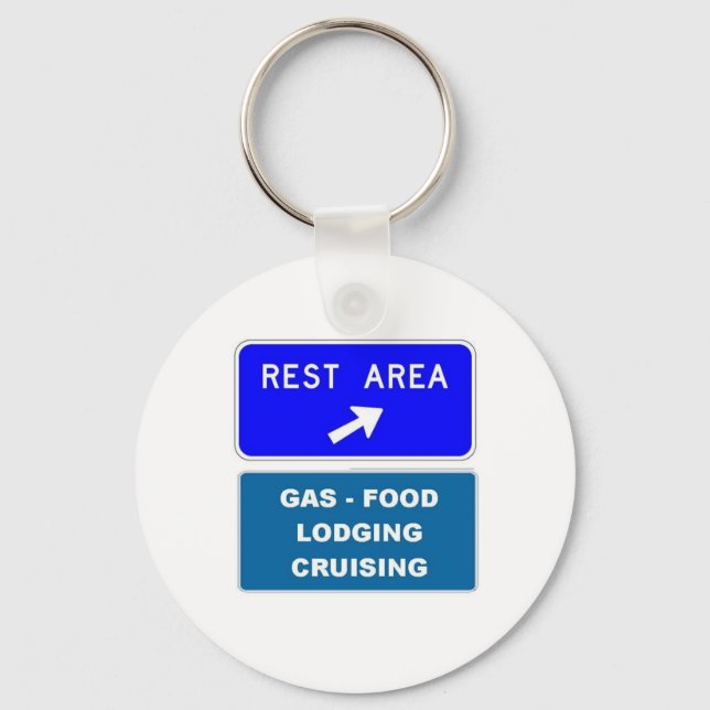 Rest Area Key Ring (Front)