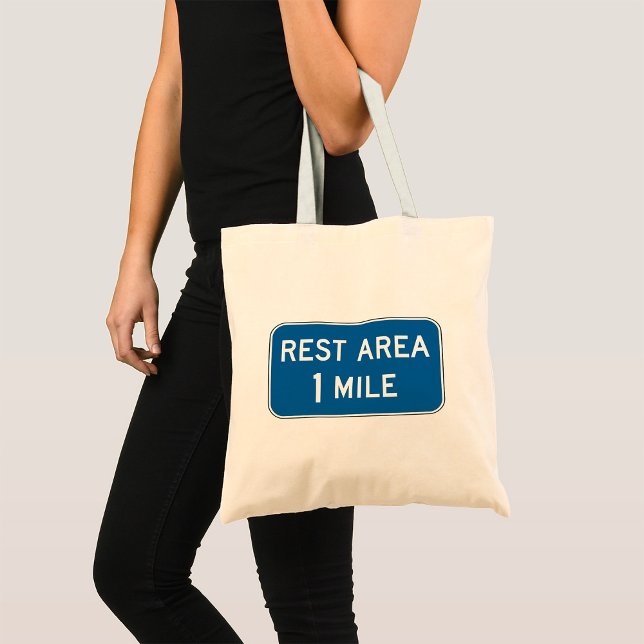 Rest Area Sign Tote Bag (Creator Uploaded)