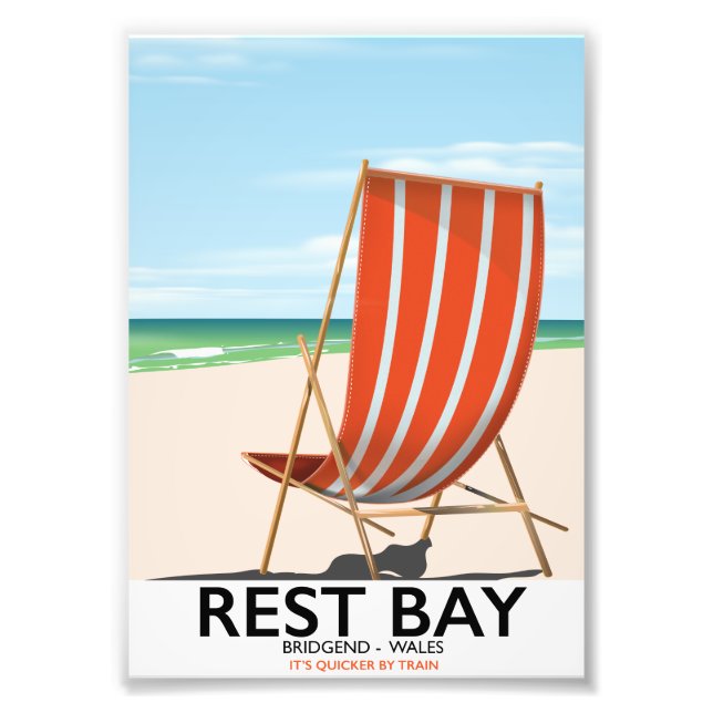 Rest Bay Bridge End Wales Photo Print (Front)