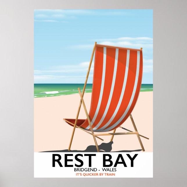 Rest Bay Bridge End Wales Poster (Front)