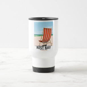 Rest Bay Bridge End Wales Travel Mug
