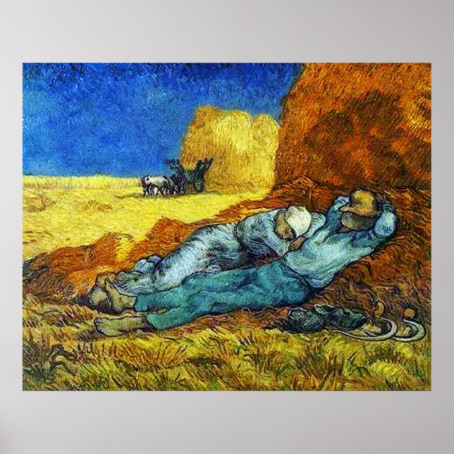 Rest  from Work Vincent van Gogh Poster (Front)