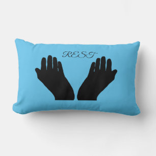 Rest in God's hands  Lumbar Cushion