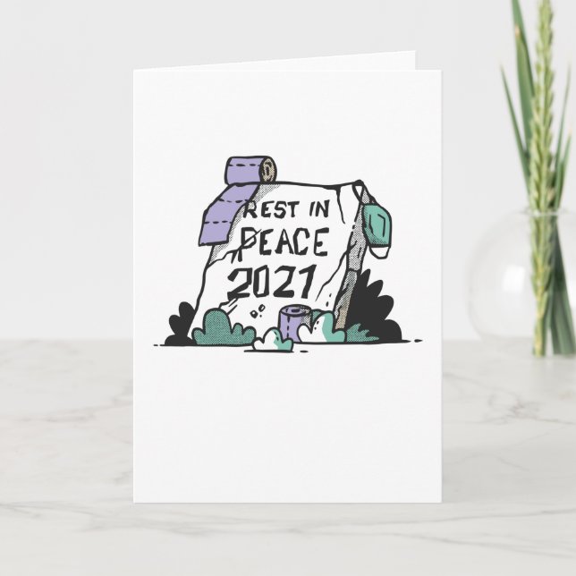 Rest in Peace 2021 Card (Front)