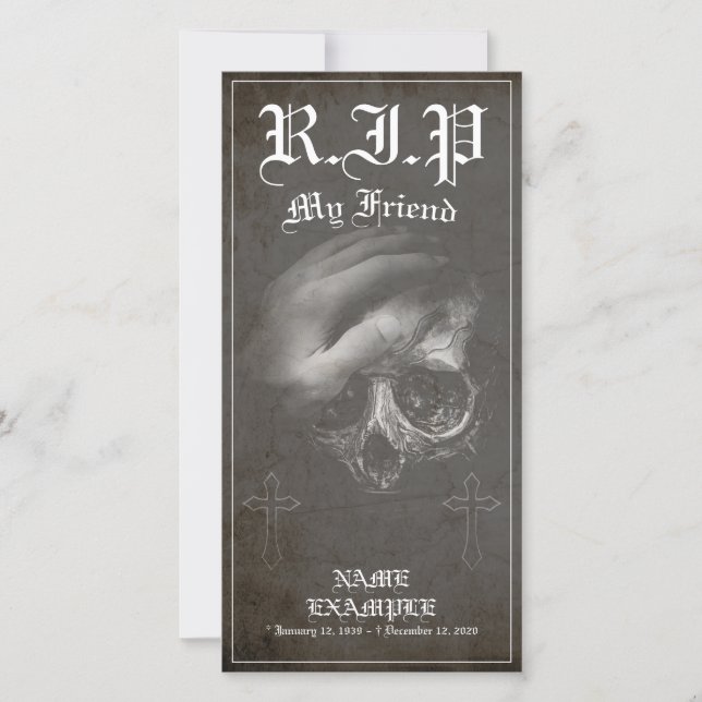 Rest in Peace my Friend - vintage (Front)