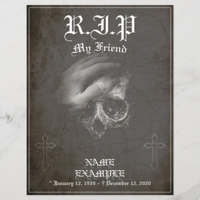 Rest in Peace my Friend - vintage (Front)