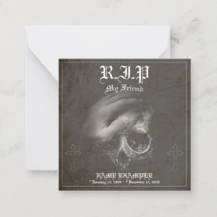 Rest in Peace my Friend - vintage Card