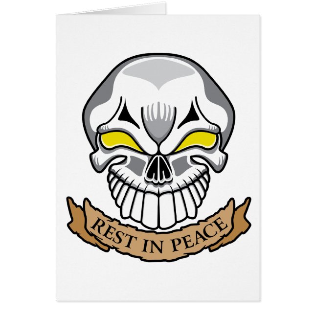 Rest In Peace Skull (Front)