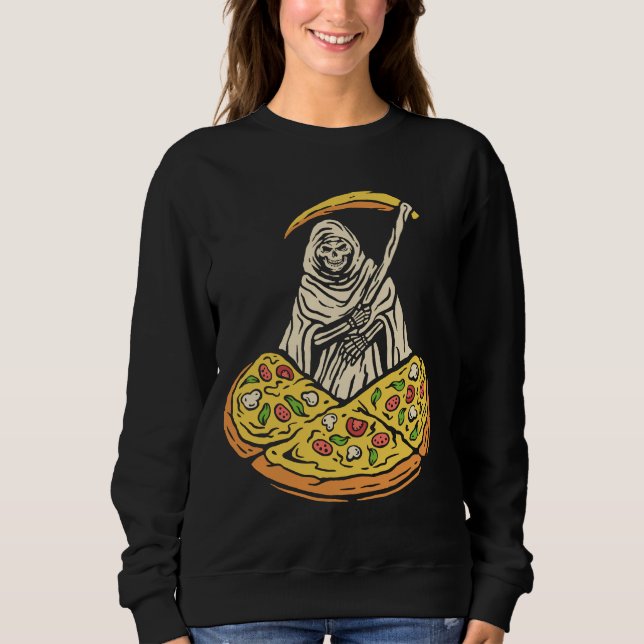 Rest in Pieces of Pizza Sweatshirt (Front)