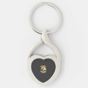 Rest Like A Pug - Wake Like A Boos Key Ring