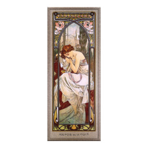 Rest Of The Night by Alphonse Mucha Photo Print