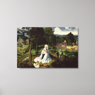 Rest on the Flight into Egypt Canvas Print
