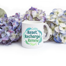 Rest, Recharge, Renew Mug