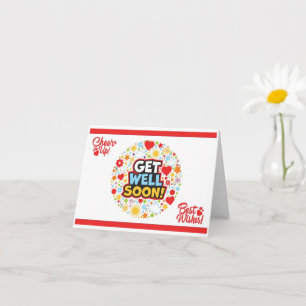 REST RELAX RECOVER-GET WELL SOON CARD