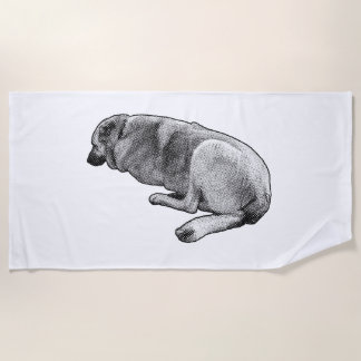 Rest Under Open Quiet Beach Towel