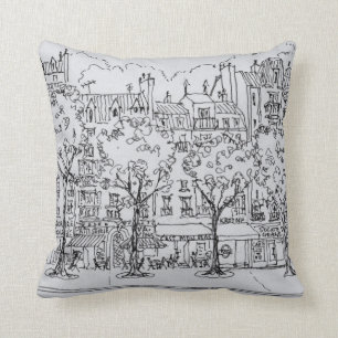 Restaurant Boulevard Montparnasse   Paris, France Cushion