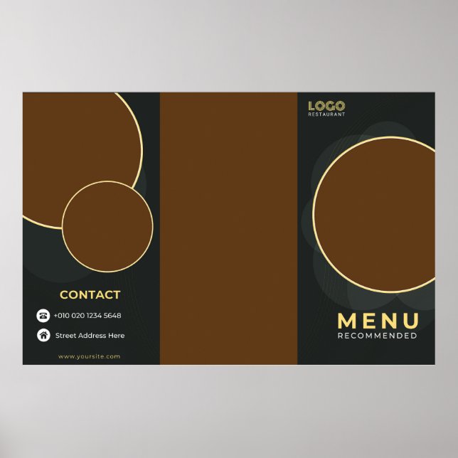 Restaurant Brochure Poster (Front)