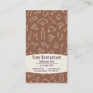 Restaurant Business Card
