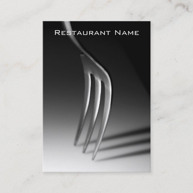 Restaurant Business Card (Front)