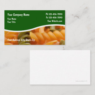 Restaurant Business Cards