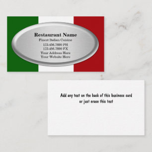 Restaurant Business Cards