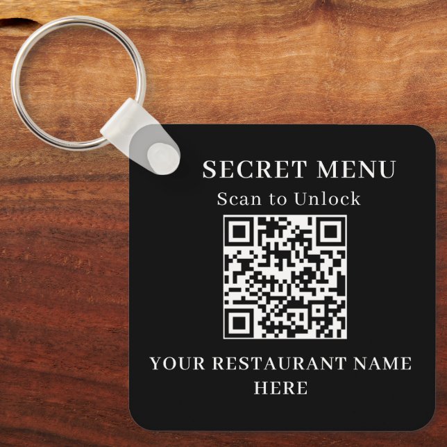Restaurant Cafe Promo Keychain (Front)