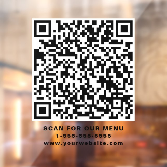 Restaurant Cafe QR Code (Sheet 2)