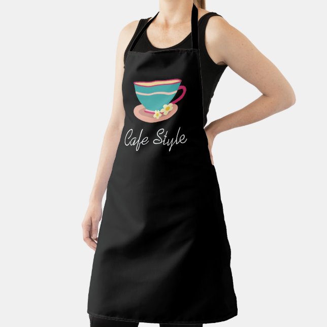 Restaurant cafe waitress tea cup cute apron (Insitu)
